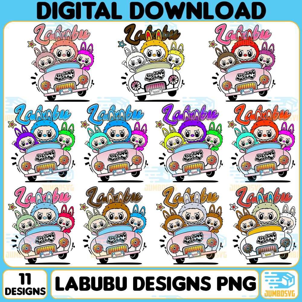 11-File-Labubu-Designs-Bundle-Png