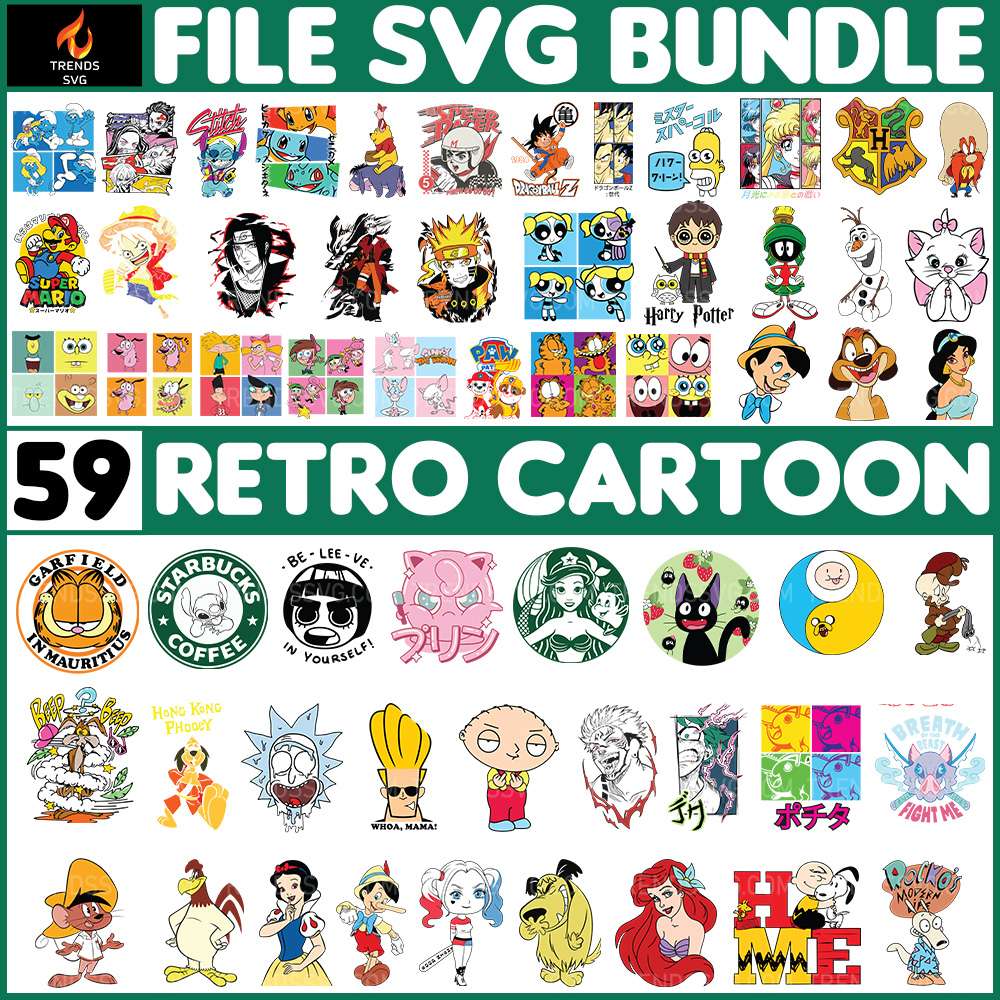 59-File-Retro-Cartoon-Bundle-Svg