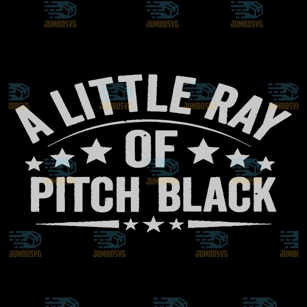 A-Little-Ray-Of-Pitch-Black-Svg