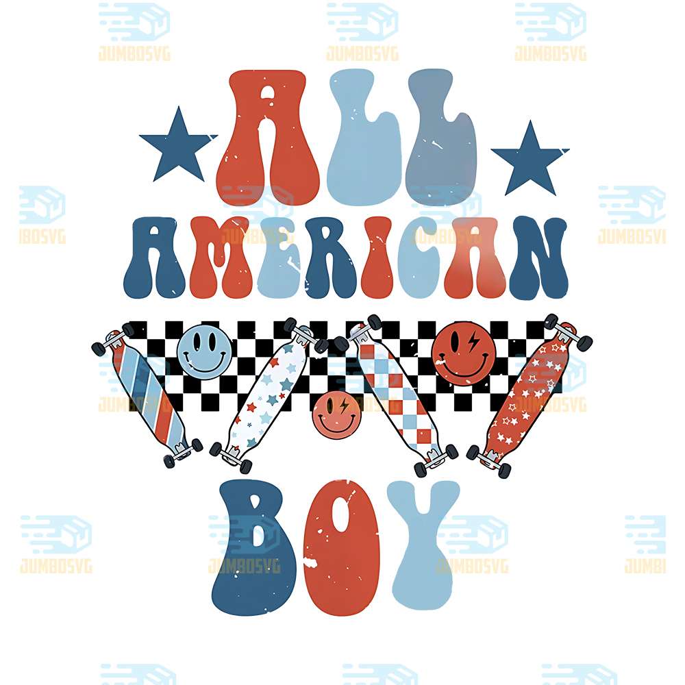 All-America-Boy-4th-Of-July-Png