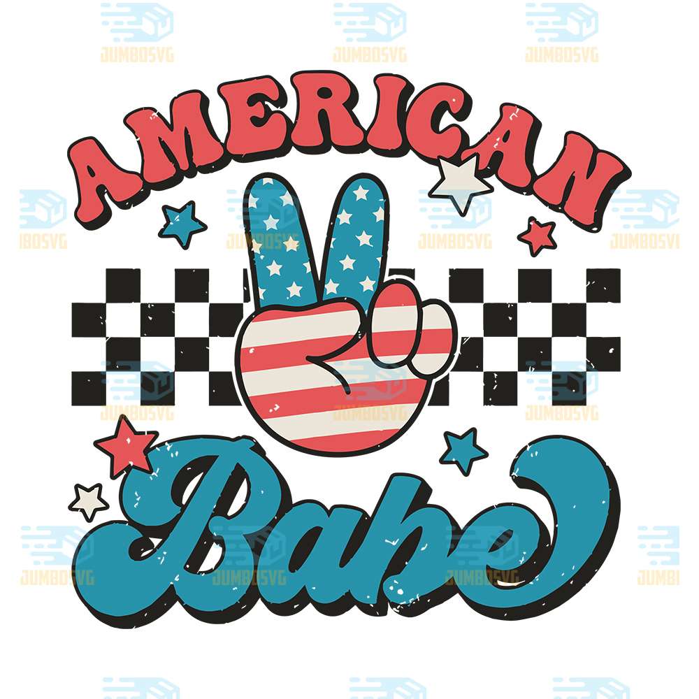 America-Babe-4th-Of-July-Svg