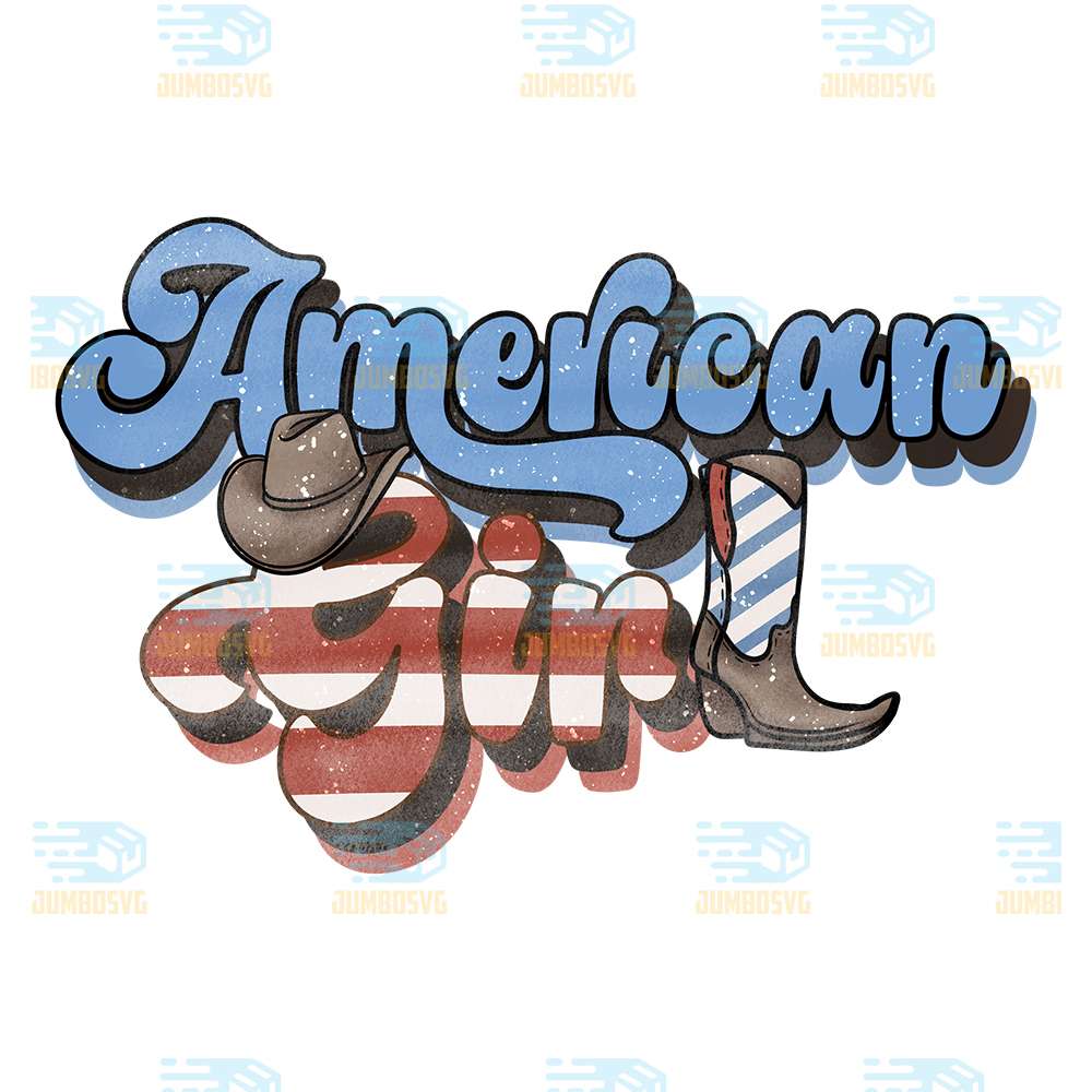 America-Girl-4th-Of-July-Png