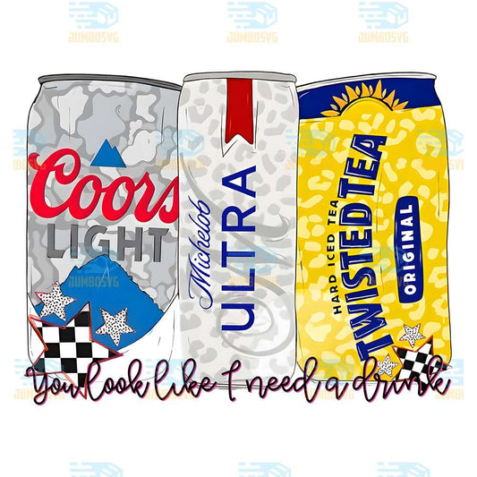 Beer-You-Look-Like-I-Need-A-Drink-Png