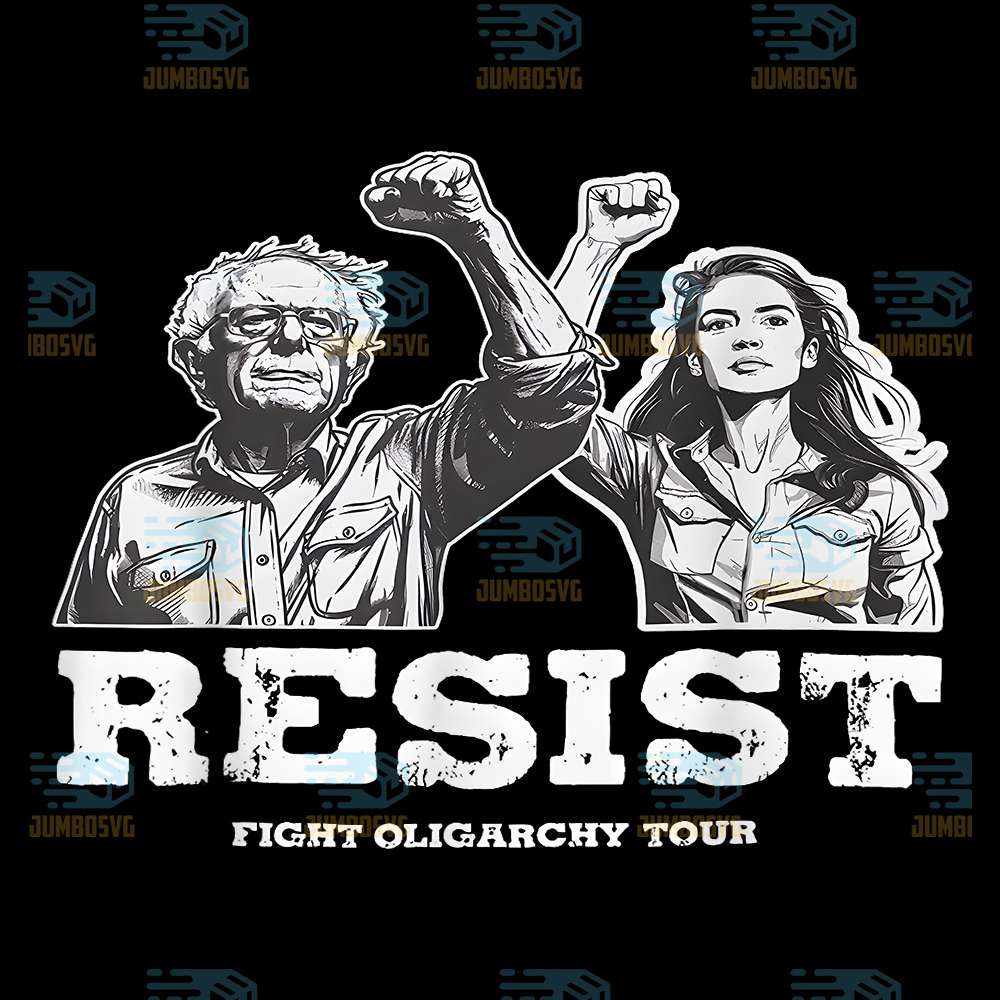Bernie-Sanders-AOC-Resist-Fighting-Oligarchy-Tour-Png