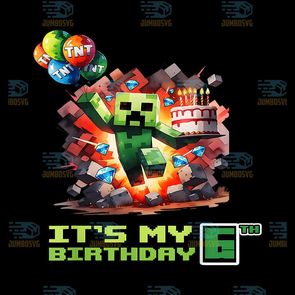 Birthday-Boy-6th-Birthday-I-m-6-Year-Old-Gamer-Png