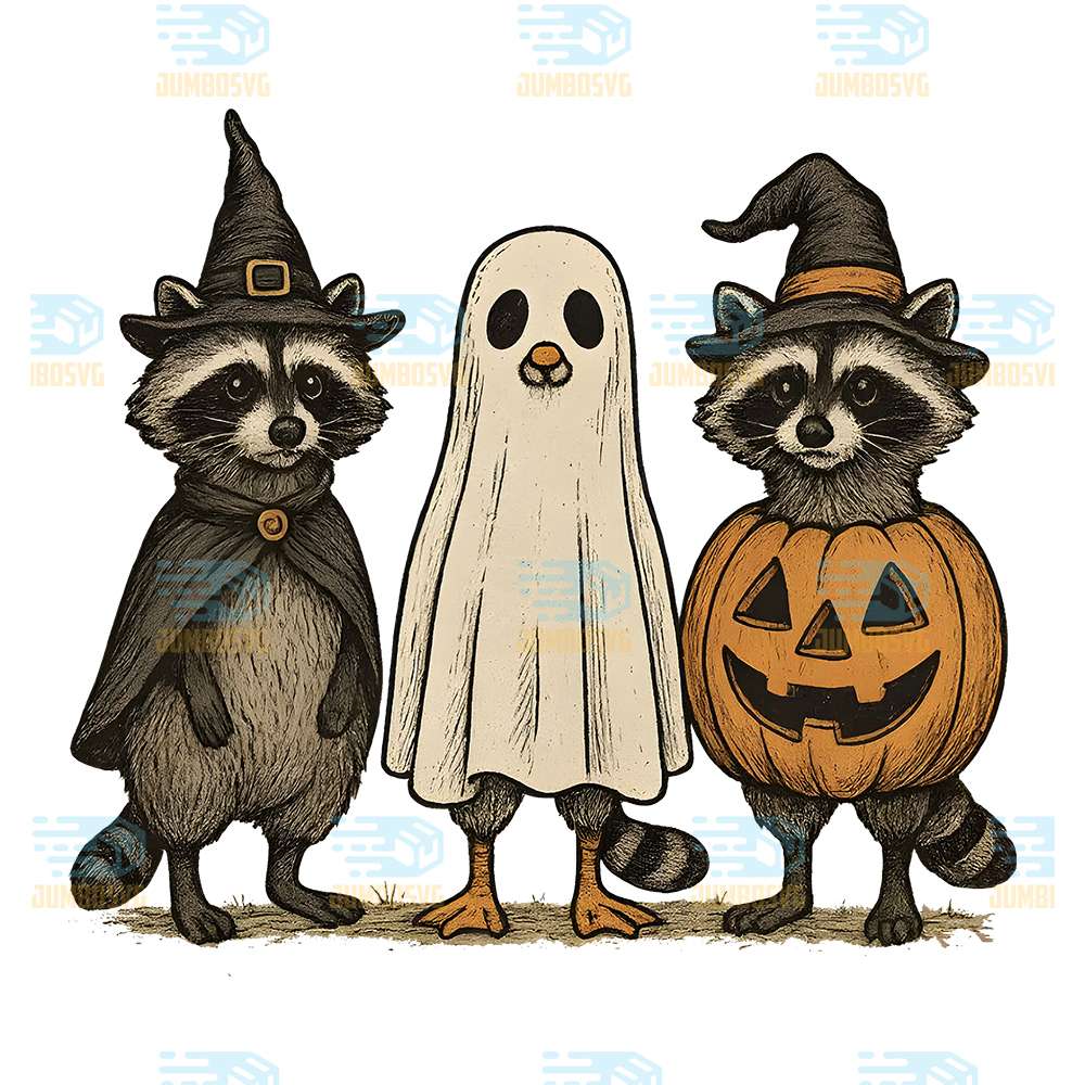Boo-Ghost-Raccoon-Halloween-Png