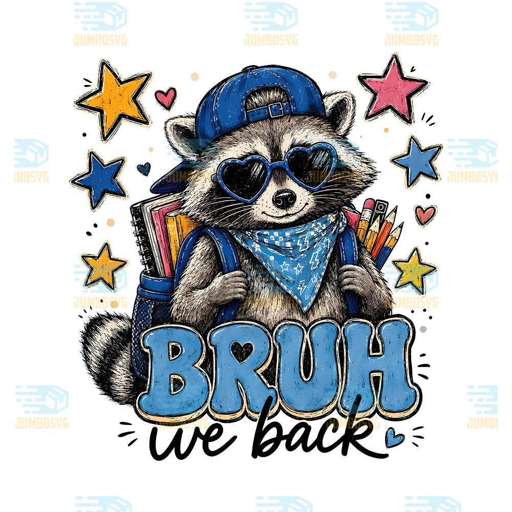 Bruh-We-Back-Raccoon-Png