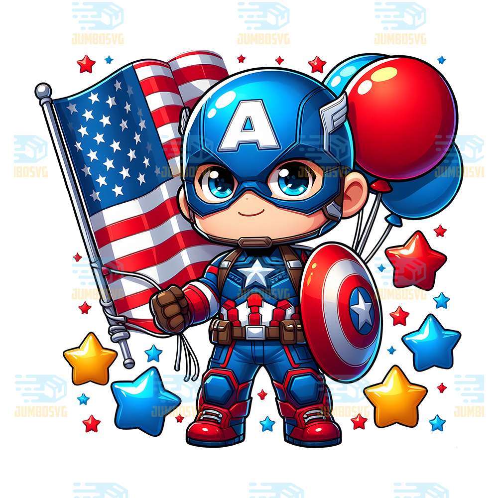 Captain-America-America-4th-Of-July-Png