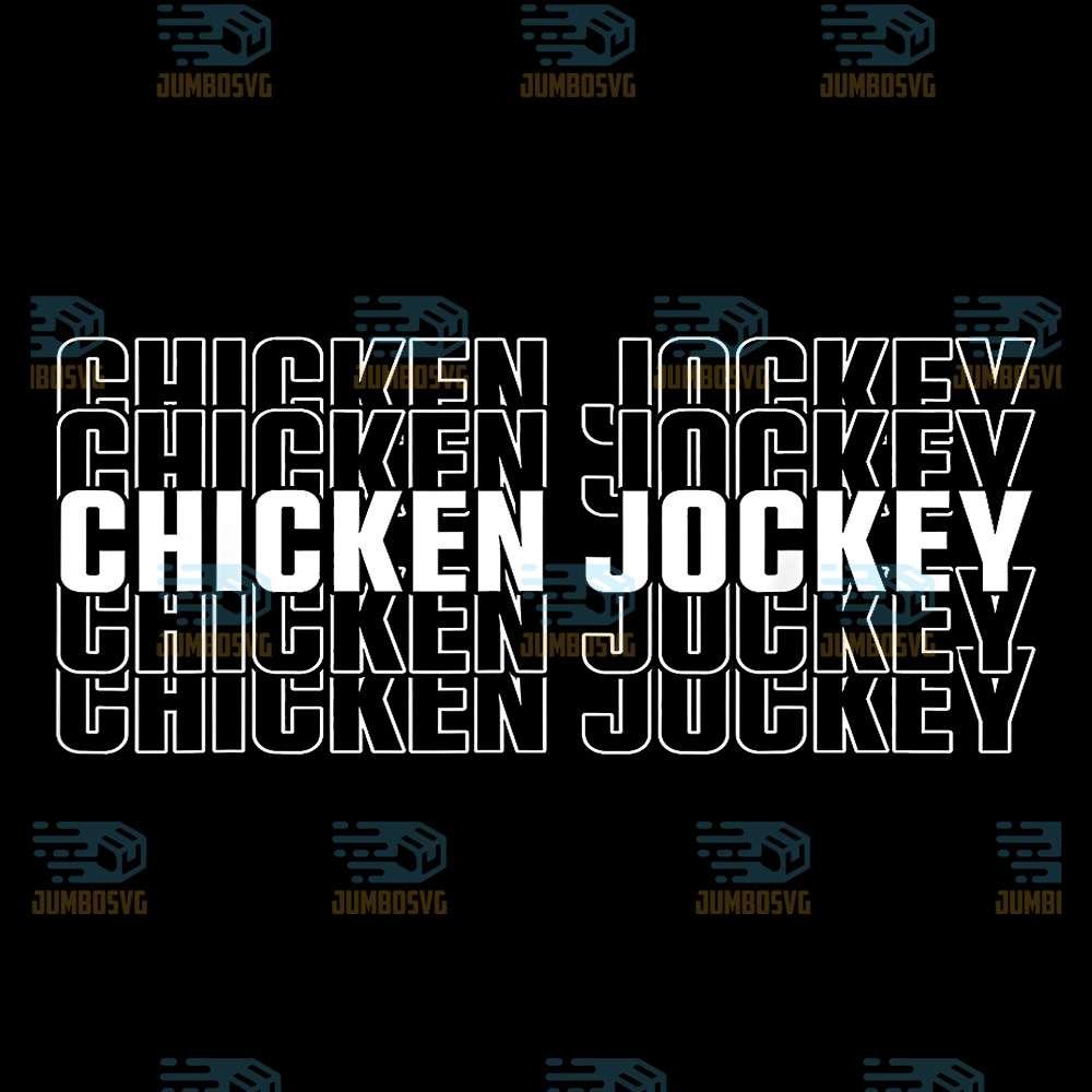 Chicken-Jockey-Stacked-Repeat-Font-Fun-Gag-Meme-Humor-Png