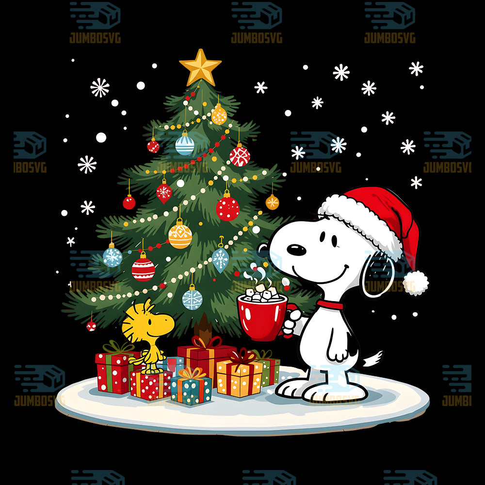 Christmas-Snoopy-Tree-Png