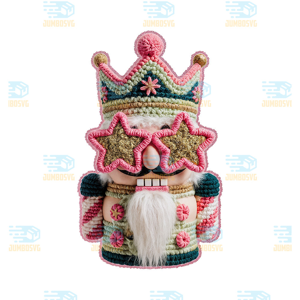 Christmas-Yarn-Crochet-Nutcracker-Png