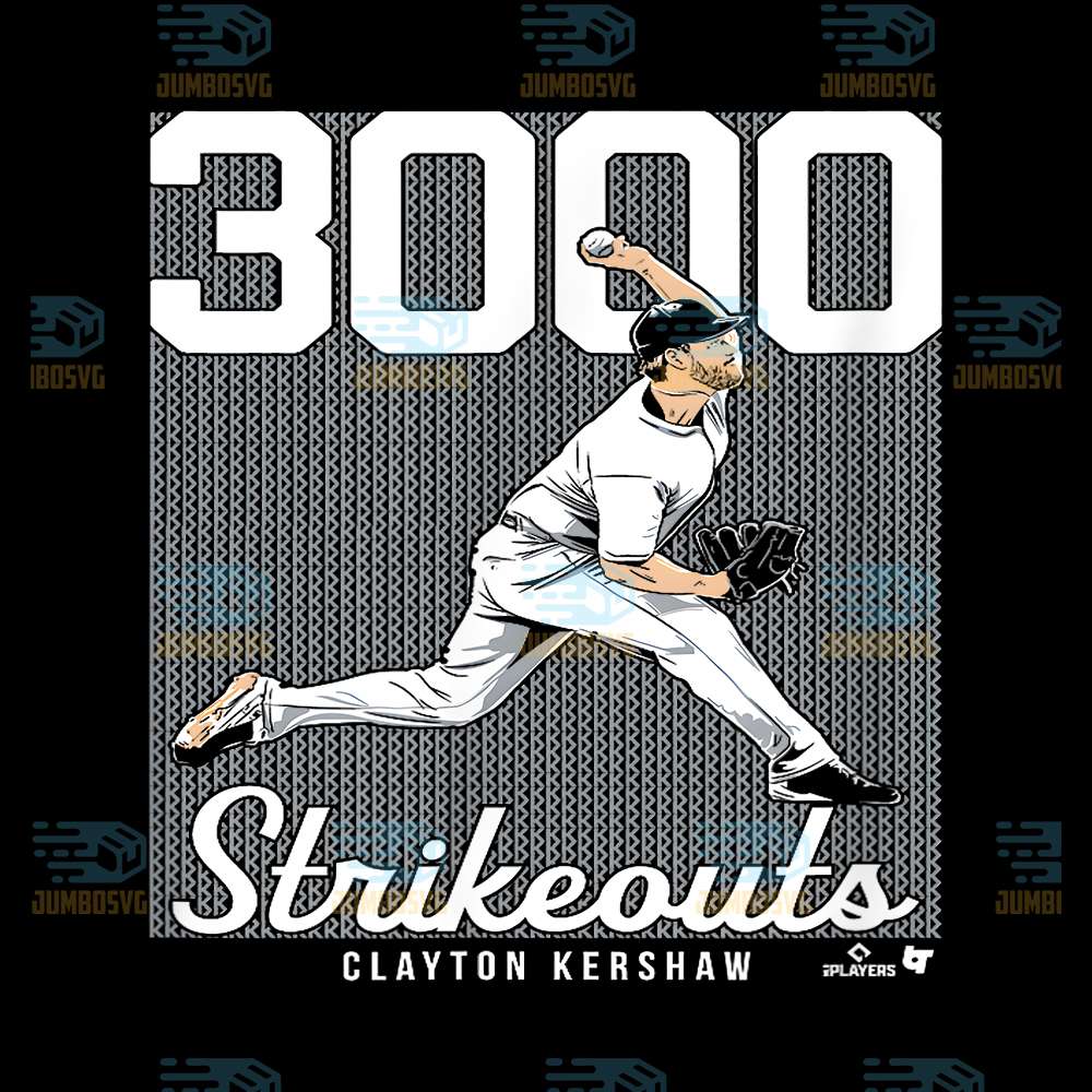 Clayton-Kershaw-3000-Strikeouts-Los-Angeles-Baseball-Png