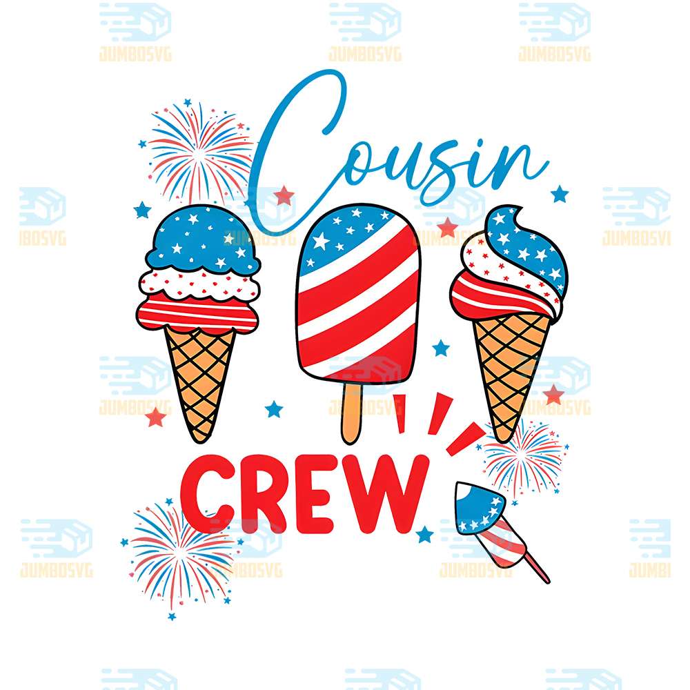 Cousin-Crew-4th-Of-July-Svg