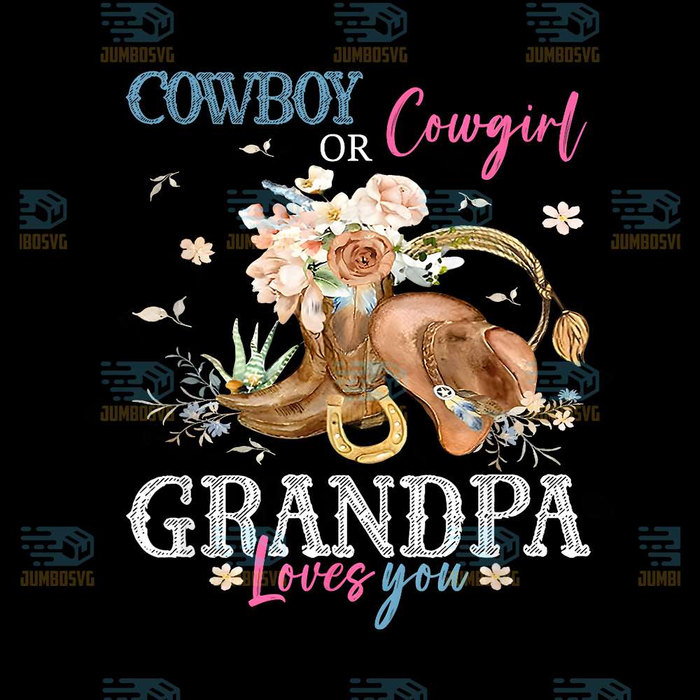Cowboy-Or-Cowgirl-Gender-Reveal-Party-Announcement-Grandpa-Png