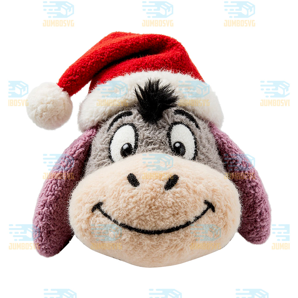 Crochet-Eeyore-Christmas-Png