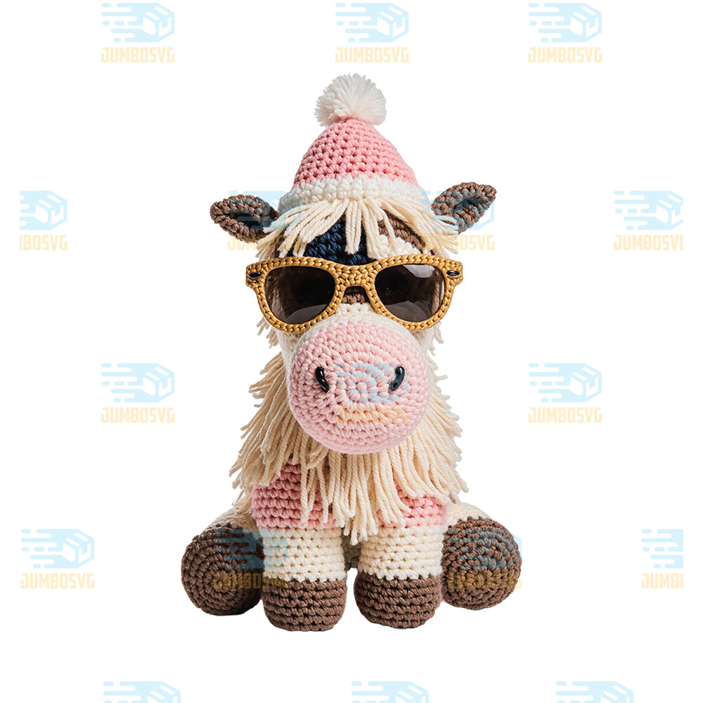 Crochet-Horse-Christmas-Png