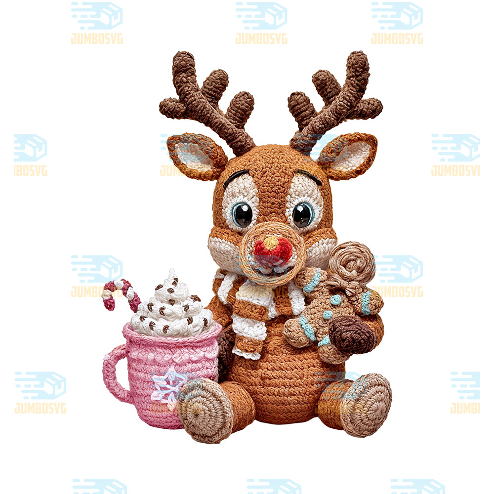 Crochet-Rudolph-Christmas-Png