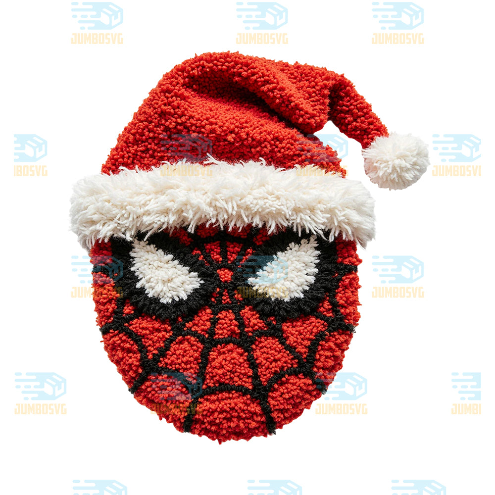 Crochet-Spider-Man-Christmas-Png-1