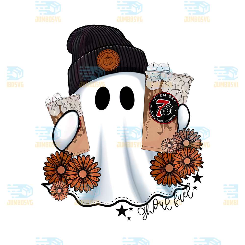 Cute-Ghost-Seven-Brew-Coffee-Fall-Png
