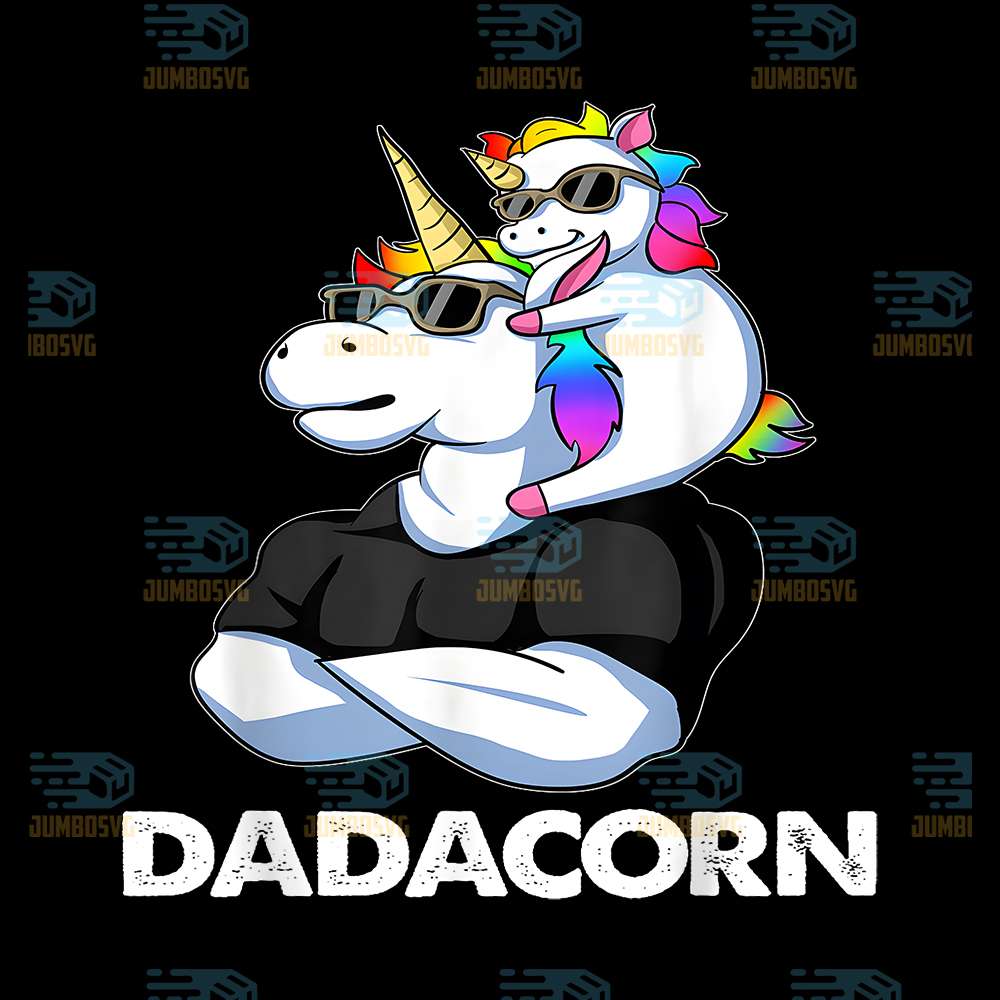 Dadacorn-Unicorn-Dadand-Baby-Png