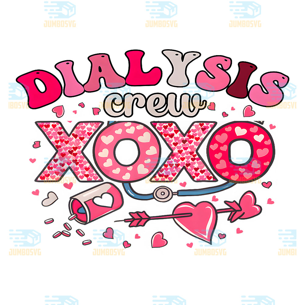 Dialysis-Crew-Nurse-Valentines-Day-Xoxo-Dialysis-Nurse-2025-Png