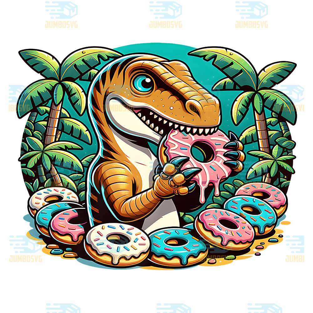 Dinosaur-Donut-T-Rex-Png