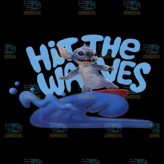 Disney-Lilo-Stitch-Hit-The-Waves-Surfing-Stitch-Png