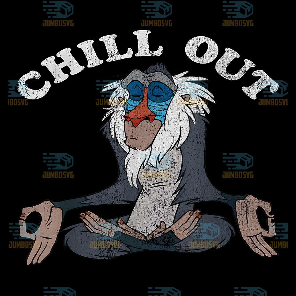 Disney-Lion-King-Rafiki-Chill-Out-Meditation-Png