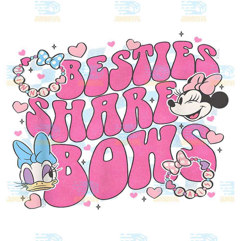 Disney-Mickey-And-Friends-Besties-Share-Bows-Minnie-And-Daisy-Png