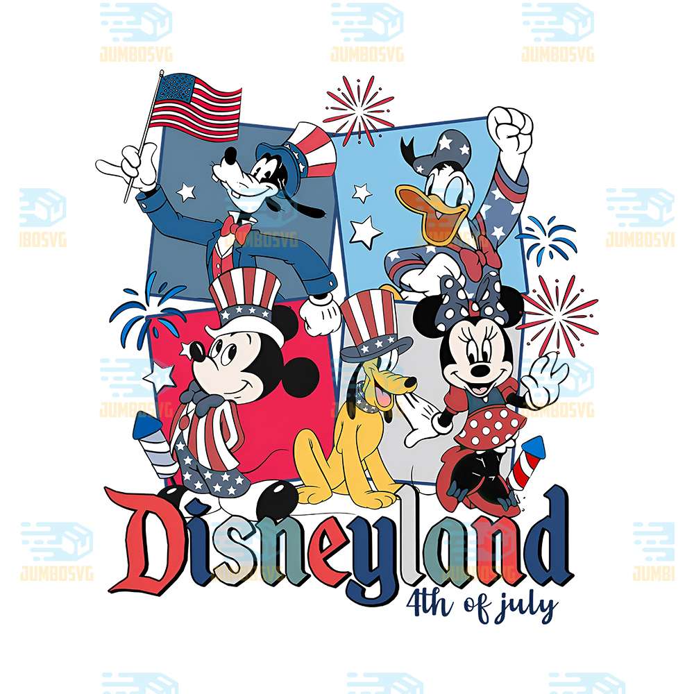 Disneyland-4th-Of-July-Mickey-And-Friends-Png