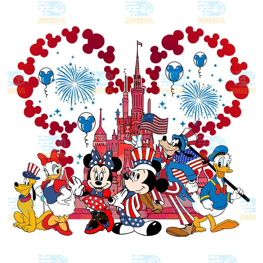 Disneyland-Mickey-And-Friends-4th-Of-July-Png-1