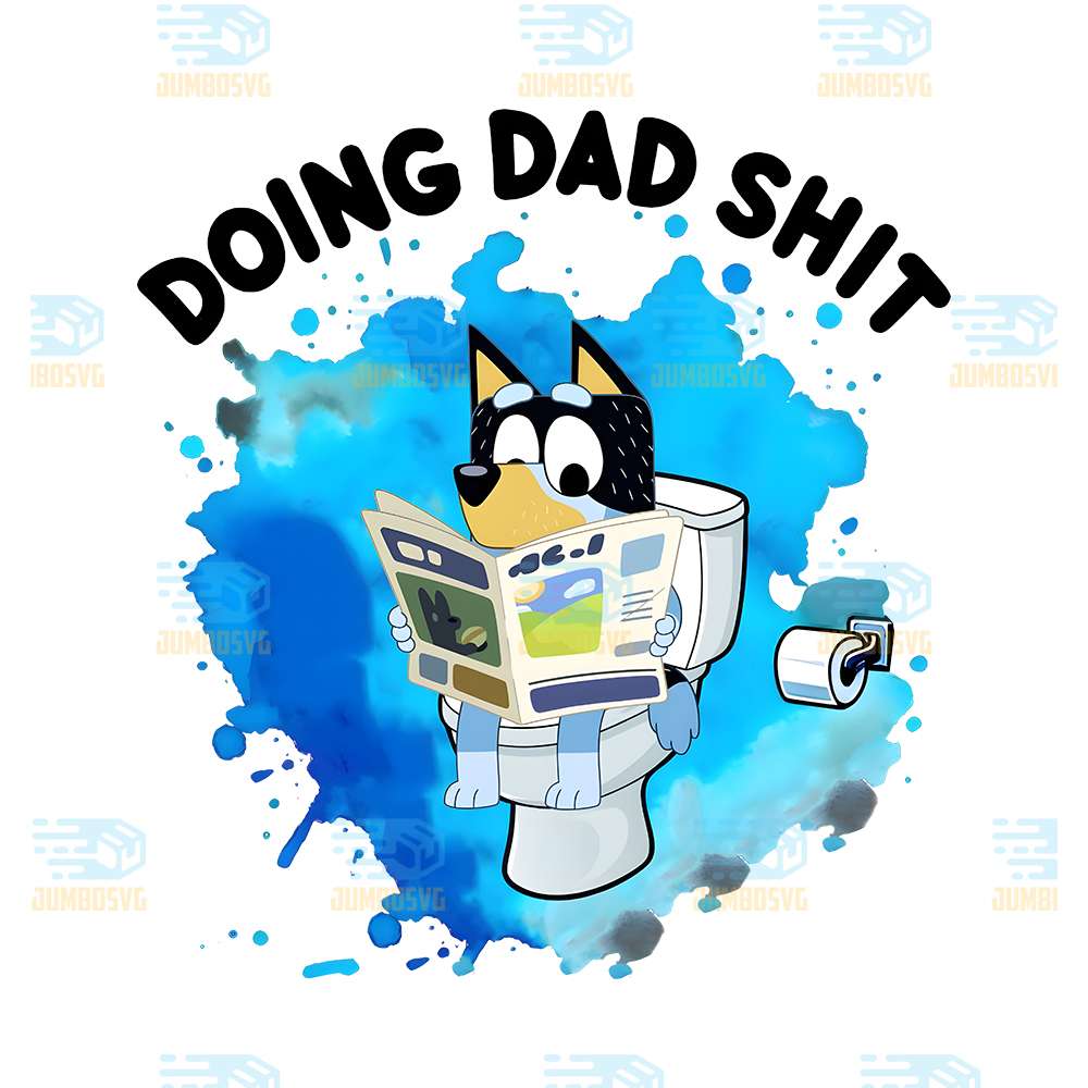 Doing-Dad-Stuff-Bluey-Png