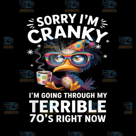Duck-Sorry-I-m-Cranky-I-m-Going-Through-My-Terrible-70-s-Right-Now-Png