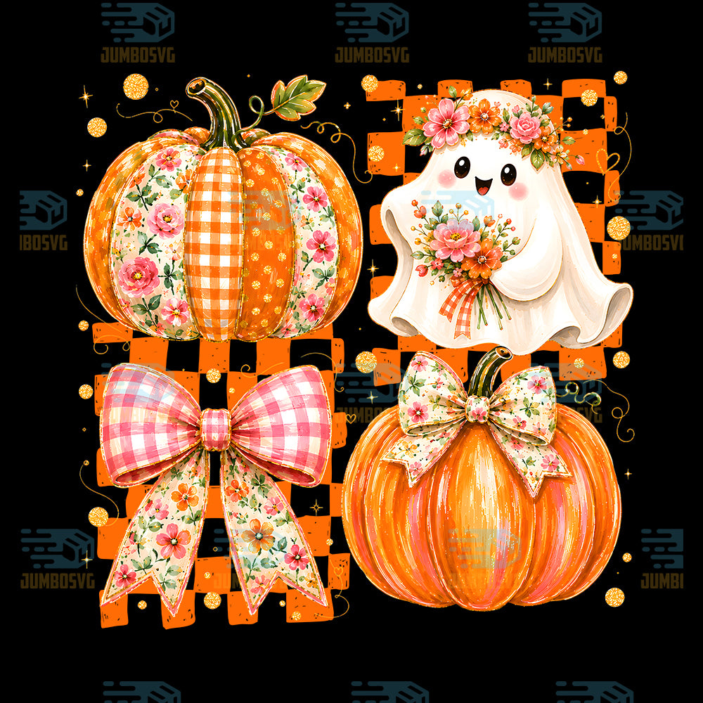 Fall-Bow-Pumpkin-Striped-Png