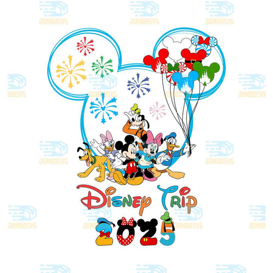 Family-Disney-Trip-2025-Png