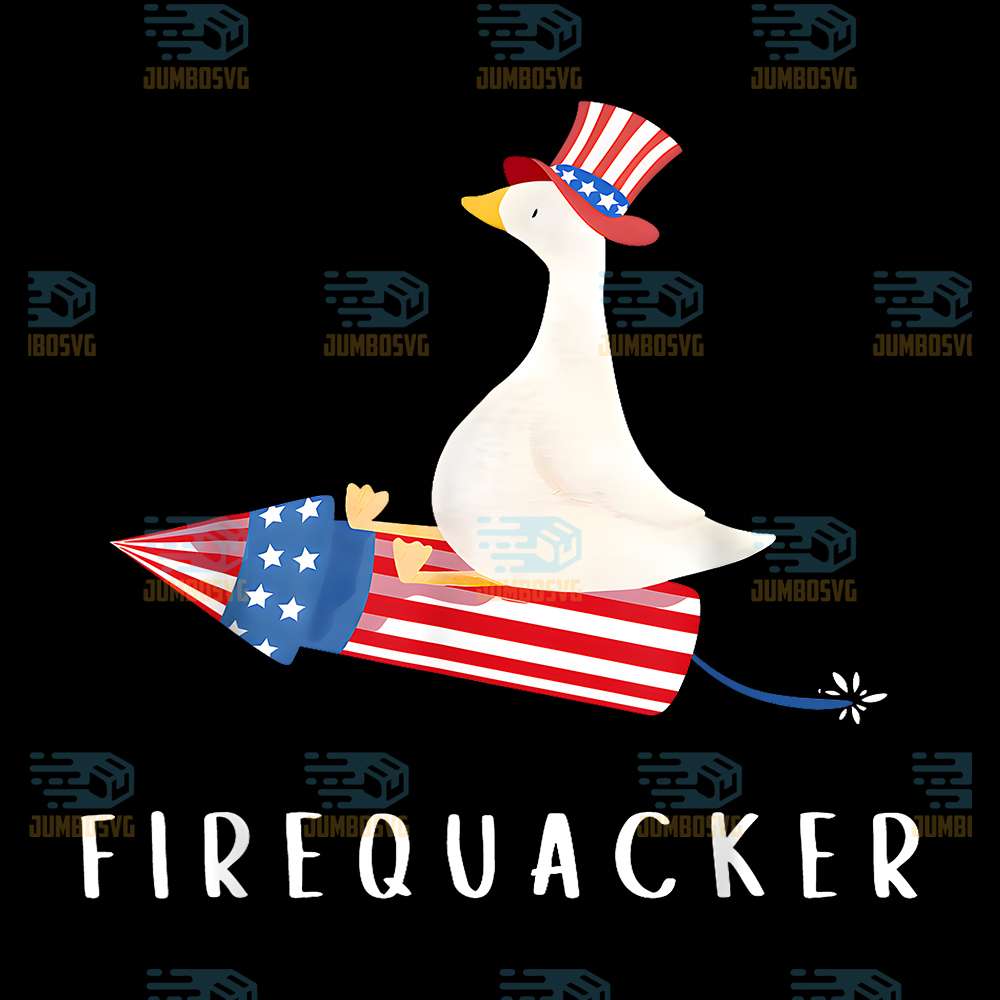 Firepuacker-Duck-4th-Of-July-Patriotic-Day-USA-Flag-Png
