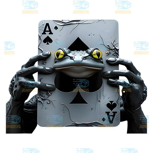 Funny-Poker-Frog-Toad-Texas-Hold-em-Png