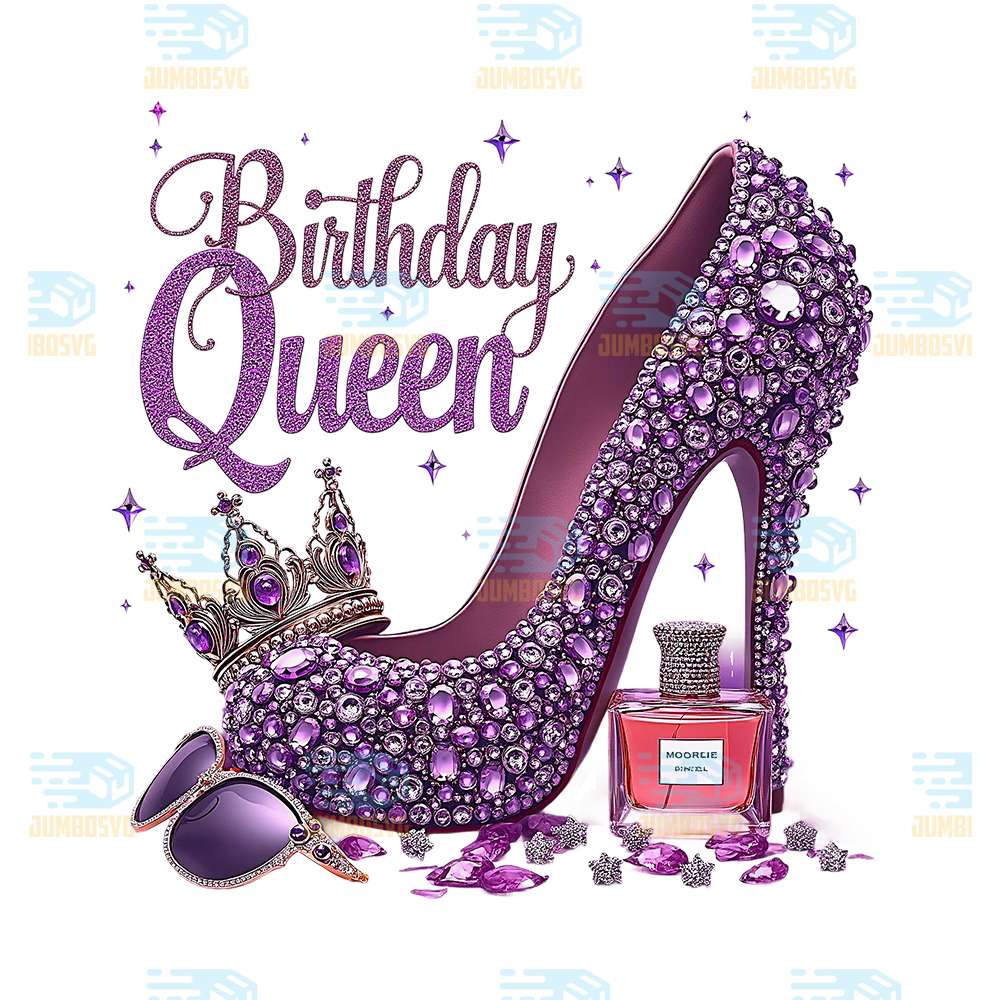 Glitter-Birthday-Girl-Png