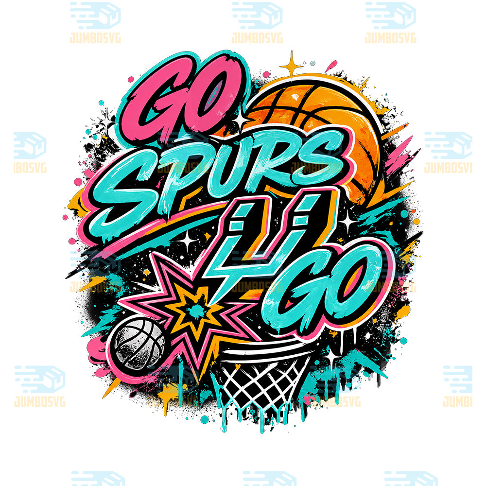 Go-Spurs-Go-Basketball-Graffiti-Png