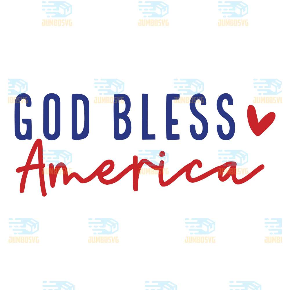 God-Bless-America-Svg