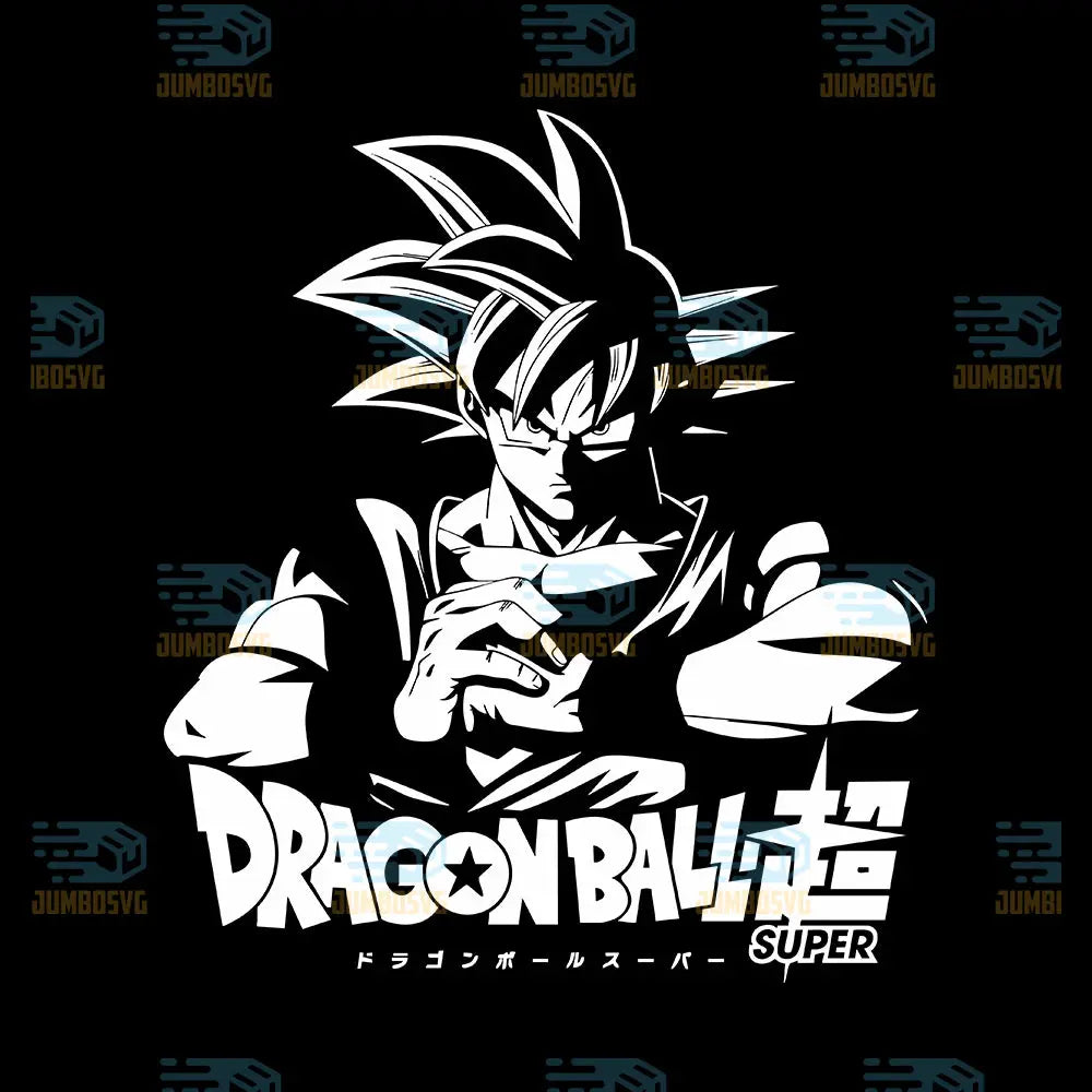 Goku Dragonball Super Svg