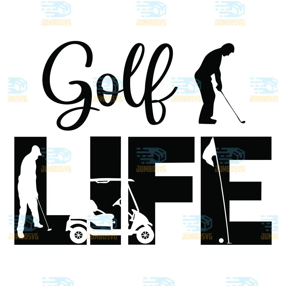Golf Life Svg