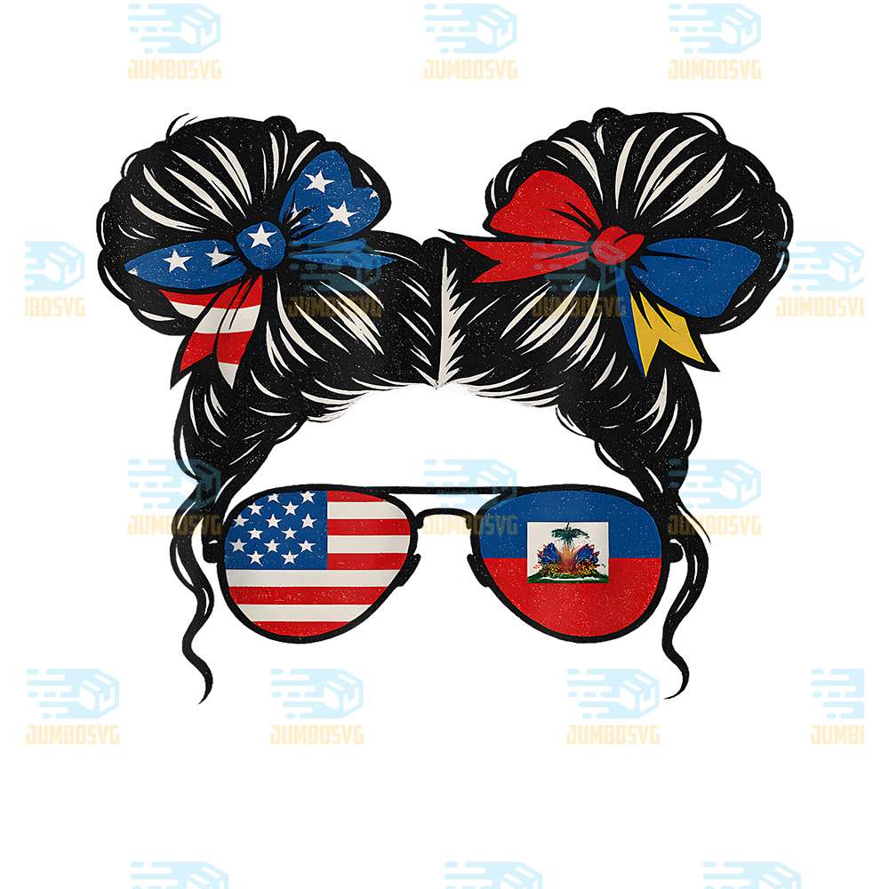 Haitian-Queen-Haiti-America-Black-Women-Girls-Haitian-Flag-Png