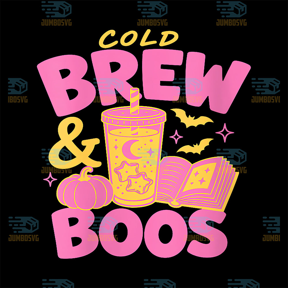 Halloween-Coffee-Colde-Brews-and-Boos-Spooky-Season-Svg