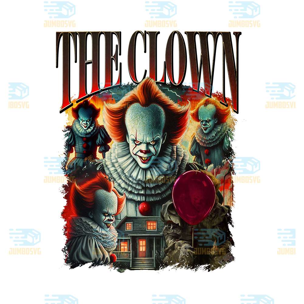 Halloween-The-Clown-Horror-Pennywise-Characters-Png