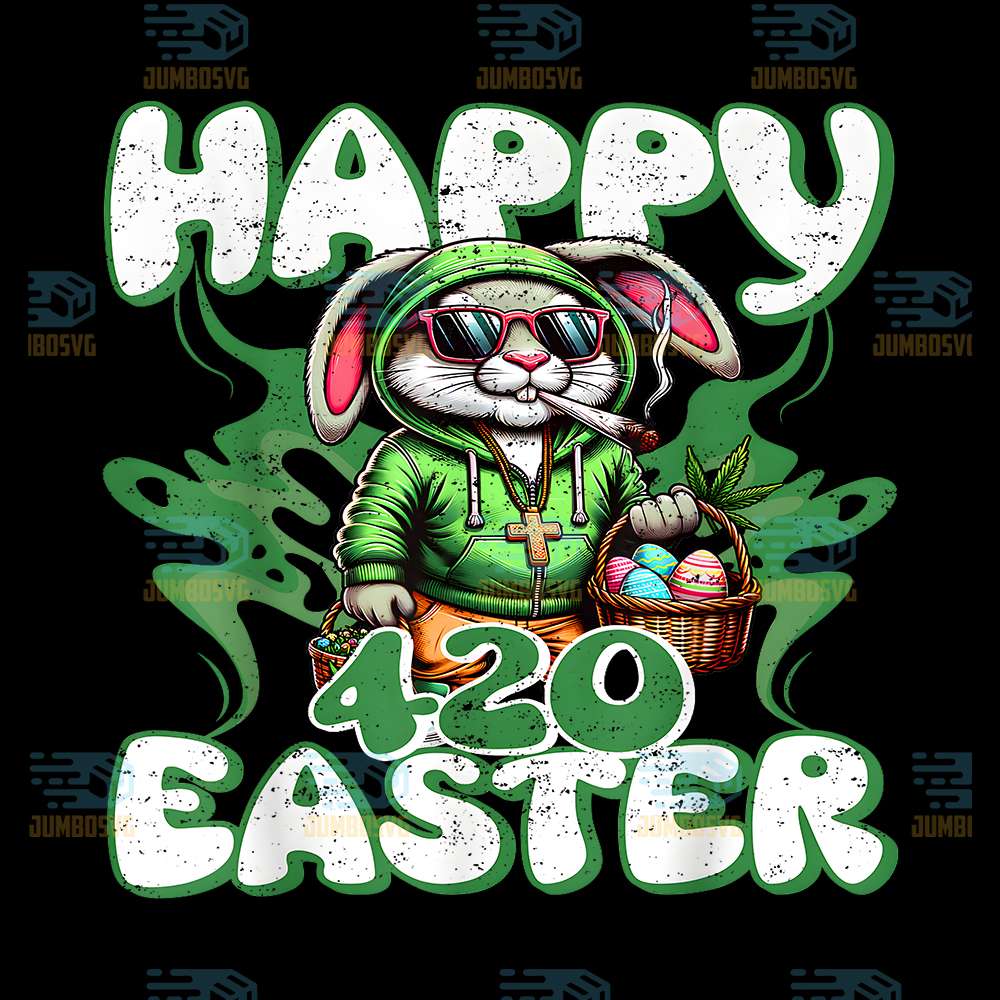 Happy-420-Easter-Smoking-Easter-Bunny-Png