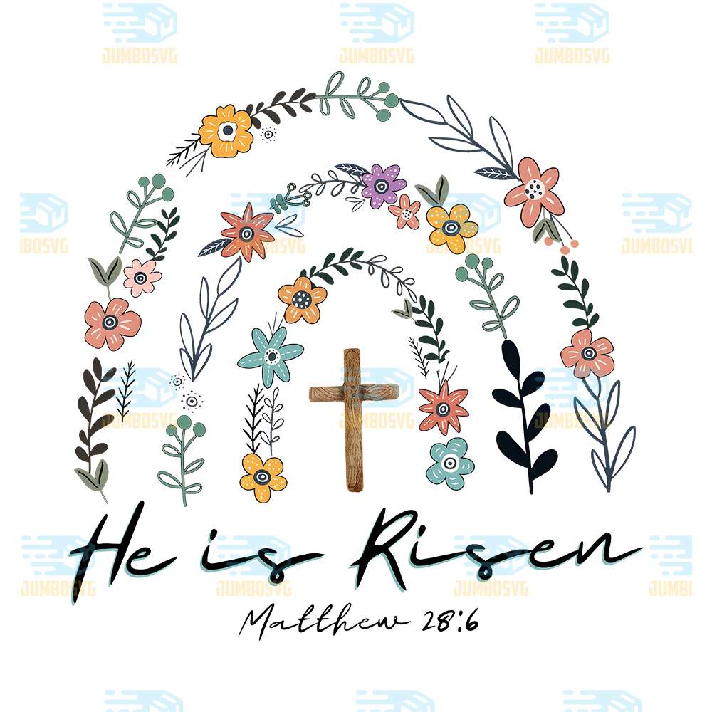 He-Is-Risen-Matthew-28-6-Png