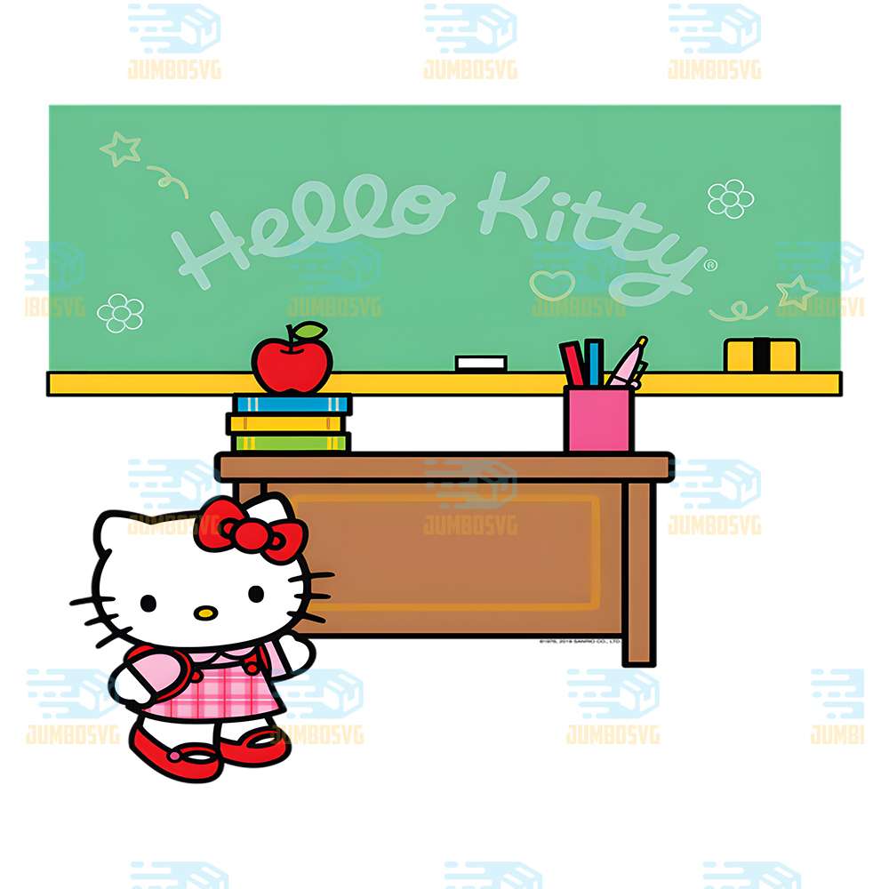 Hello-Kitty-Classroom-Teacher-School-Png