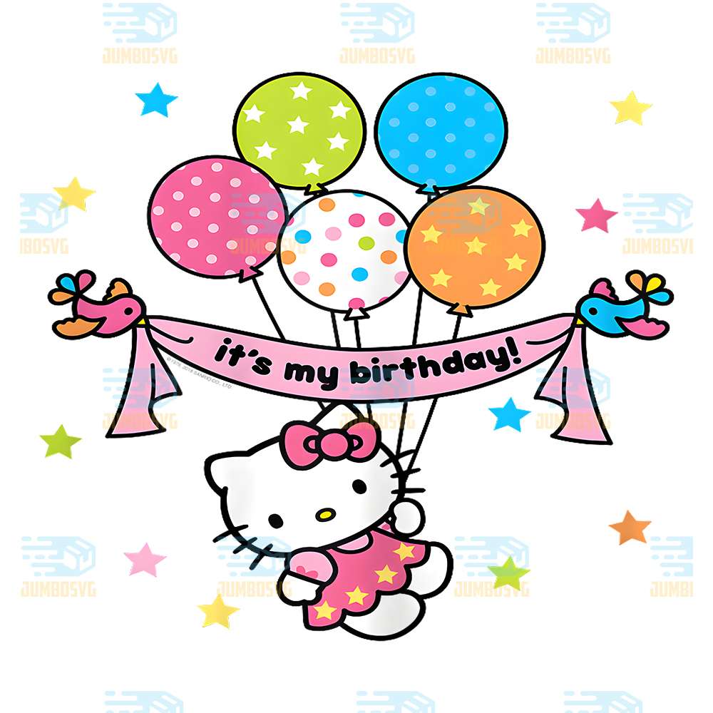 Hello-Kitty-It-s-My-Birthday-Png