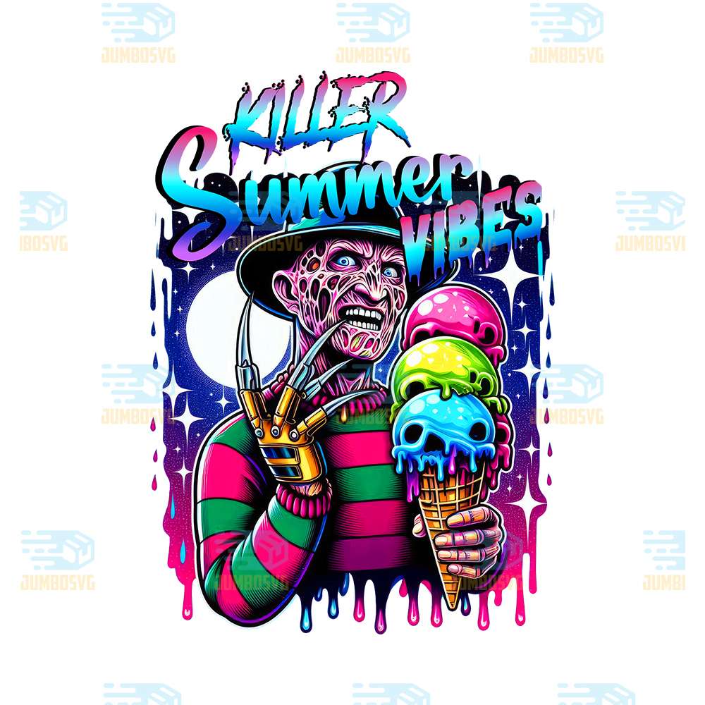 Horror-Freddy-Krueger-Killer-Summer-Vibes-Halloween-Png-1